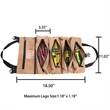 Multi-Purpose Tool Roll Up Bag | https://www.bestnamebadges.com