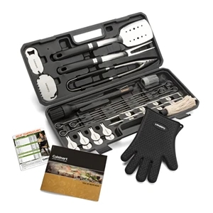 Cuisinart Outdoors® 36 Piece Backyard BBQ Tool Set | https://www.bestnamebadges.com