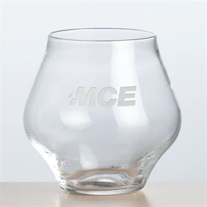 Lanyon Stemless Wine - Deep Etch | https://www.bestnamebadges.com