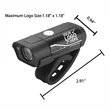 Rechargeable Bike Light | https://www.bestnamebadges.com
