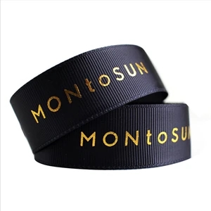 Christmas Satin Logo Ribbon