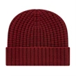 Premium Waffle Knit Cap with Cuff | https://www.bestnamebadges.com