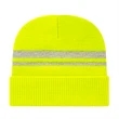 Reflective Knit Cap with Cuff | https://www.bestnamebadges.com