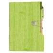 Woodgrain Look Notebook With Sticky Notes And Flags | https://www.bestnamebadges.com