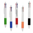 Custom LOGO Multi Ink Retractable Ballpoint Pen | https://www.bestnamebadges.com