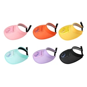 Empty Top USB Charging Fan Sunshade Hat