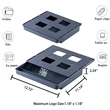 Under Desk Drawer Storage Organizer | https://www.bestnamebadges.com