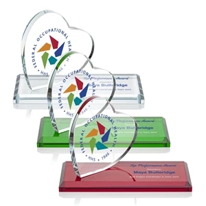 Northam Heart VividPrint™ Award | https://www.bestnamebadges.com