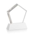 Genosee Award on Base - White | https://www.bestnamebadges.com