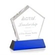 Genosee Award on Base - Blue | https://www.bestnamebadges.com