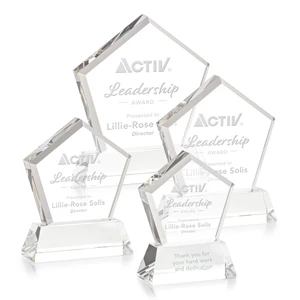 Genosee Award on Base - Clear | https://www.bestnamebadges.com