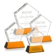 Genosee Award on Base - Amber | https://www.bestnamebadges.com