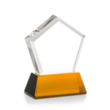 Genosee Award on Base - Amber | https://www.bestnamebadges.com