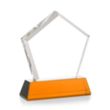 Genosee Award on Base - Amber | https://www.bestnamebadges.com
