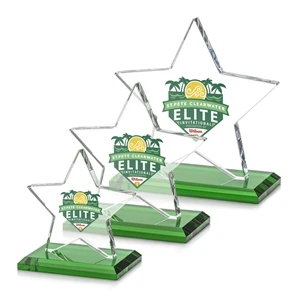 Sudbury Star VividPrint™ Award - Green | https://www.bestnamebadges.com