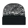 Static Pattern Knit Cap With Cuff | https://www.bestnamebadges.com