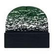 Static Pattern Knit Cap With Cuff | https://www.bestnamebadges.com