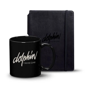 Eccolo® Tempo Journal/Malibu Mug Set | https://www.bestnamebadges.com
