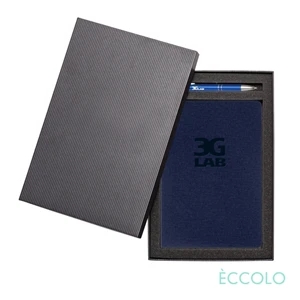 Eccolo® Solo Journal/Clicker Pen Gift Set - (M) | https://www.bestnamebadges.com