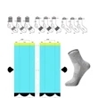 Cushioned below the calf knitted athletic socks, 168 needles | https://www.bestnamebadges.com