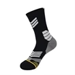 Cushioned mid cuff custom knit basketball socks, 144 needles | https://www.bestnamebadges.com