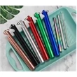 Reusable Stainless Steel Straws With Case Opener | https://www.bestnamebadges.com