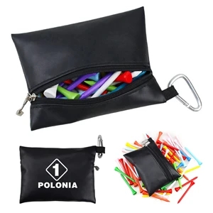 PU Golf Tee Bag