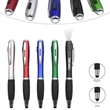 Custom logo LED pen With Stylus | https://www.bestnamebadges.com