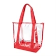Clear Stadium Tote Bag | https://www.bestnamebadges.com