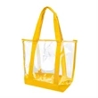 Clear Stadium Tote Bag | https://www.bestnamebadges.com