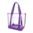 Clear Stadium Tote Bag | https://www.bestnamebadges.com