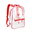 Clear PVC Backpack | https://www.bestnamebadges.com