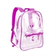 Clear PVC Backpack | https://www.bestnamebadges.com