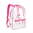 Clear PVC Backpack | https://www.bestnamebadges.com