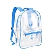 Clear PVC Backpack | https://www.bestnamebadges.com