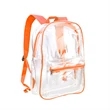 Clear PVC Backpack | https://www.bestnamebadges.com