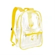 Clear PVC Backpack | https://www.bestnamebadges.com
