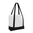 10oz. Two-Tone Canvas Boat Tote | https://www.bestnamebadges.com