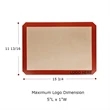 Non-stick Silicone Food Safe Baking Mat | https://www.bestnamebadges.com