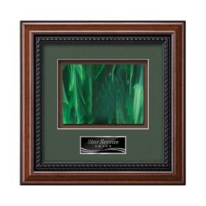 Deco -  Mahogany | https://www.bestnamebadges.com