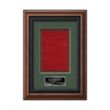 Deco -  Mahogany | https://www.bestnamebadges.com