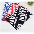 Poly-Cotton Gym Towel w/ Full Bleed Sublimation 410 GSM | https://www.bestnamebadges.com