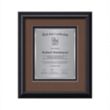 Monarch Certificate TexEtch - Black | https://www.bestnamebadges.com
