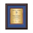 Monarch Certificate TexEtch - Mahogany | https://www.bestnamebadges.com