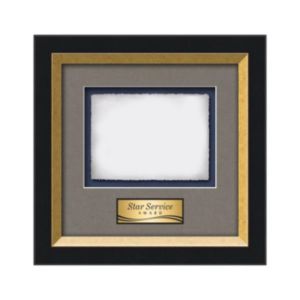 Omni -  Black/Gold | https://www.bestnamebadges.com