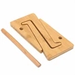 Bamboo Laptop Stand | https://www.bestnamebadges.com