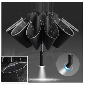 Rotating LED Flashlight Umbrella