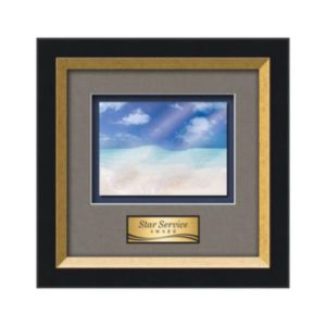 Omni - Black/Gold | https://www.bestnamebadges.com