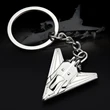 Aircraft shape key ring | https://www.bestnamebadges.com