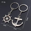 Lovers Rudder keychain | https://www.bestnamebadges.com